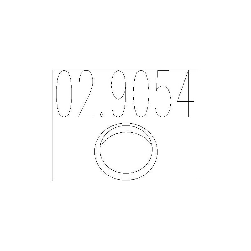 Joint d'étanchéité (tuyau d'échappement) MTS