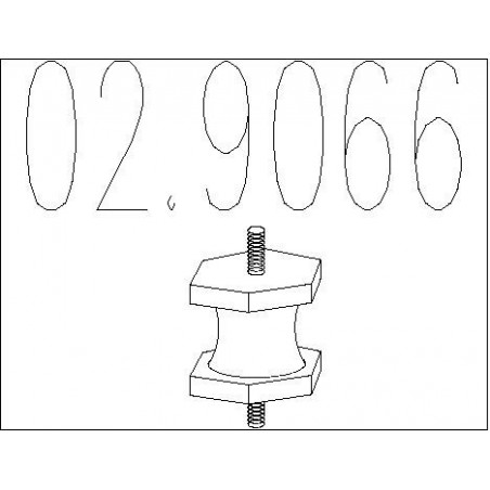 Butée élastique (silencieux) MTS
