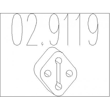 Butée élastique (silencieux) MTS