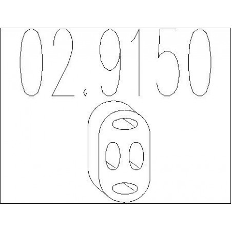 Butée élastique (silencieux) MTS