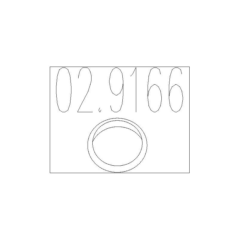 Joint d'étanchéité (tuyau d'échappement) MTS