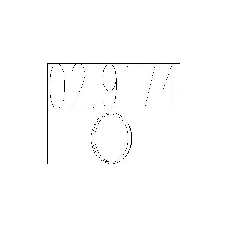 Joint d'étanchéité (tuyau d'échappement) MTS