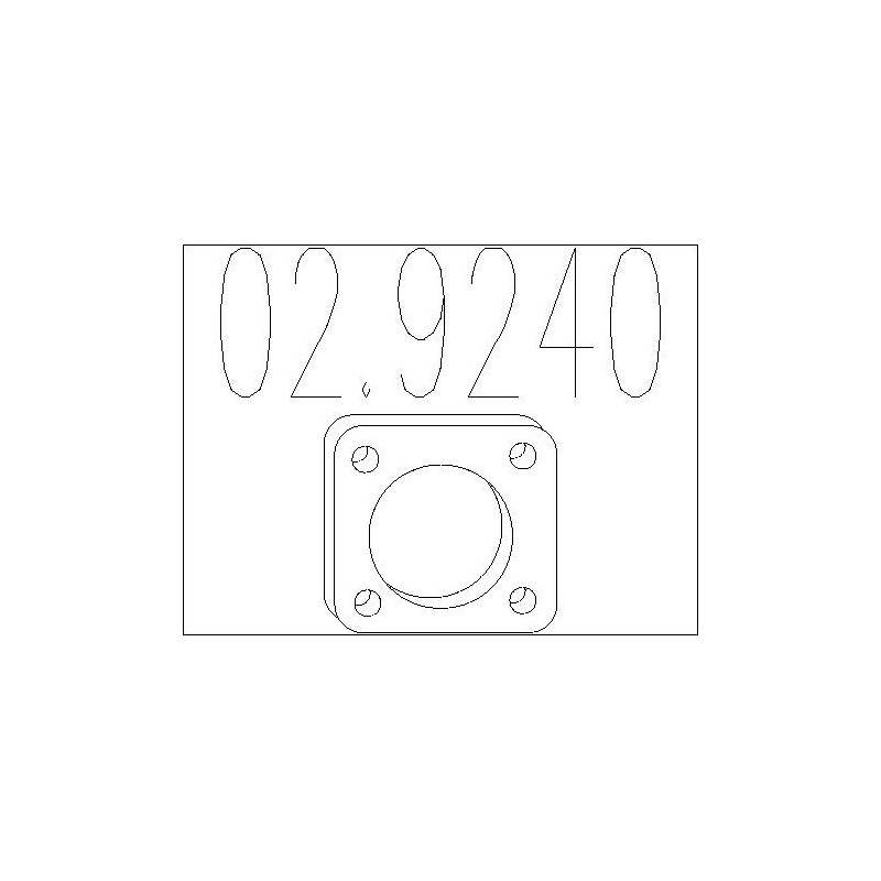 Joint d'étanchéité (tuyau d'échappement) MTS