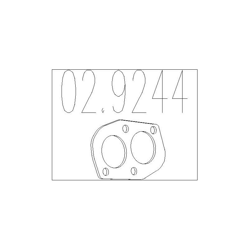 Joint d'étanchéité (tuyau d'échappement) MTS