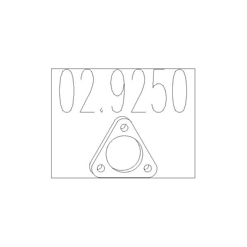 Joint d'étanchéité (tuyau d'échappement) MTS