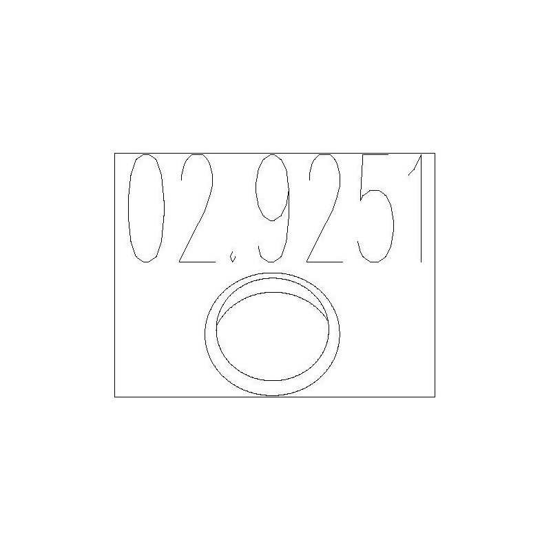 Joint d'étanchéité (tuyau d'échappement) MTS