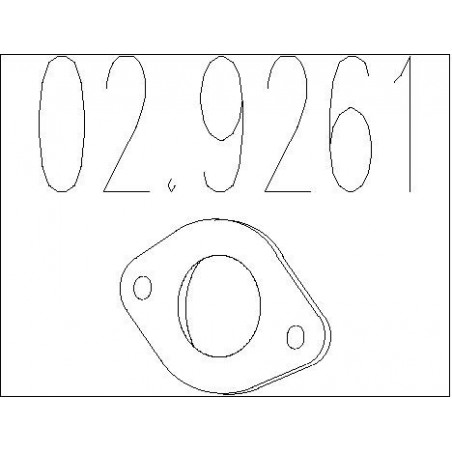 Joint d'étanchéité (tuyau d'échappement) MTS