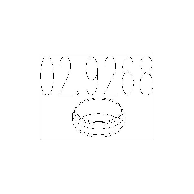 Bague d'étanchéité (tuyau d'échappement) MTS