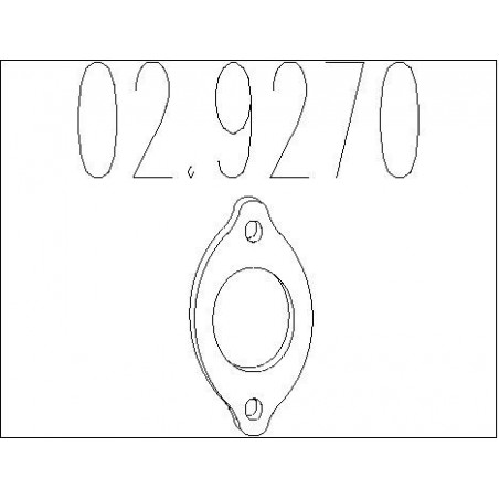 Joint d'étanchéité (tuyau d'échappement) MTS