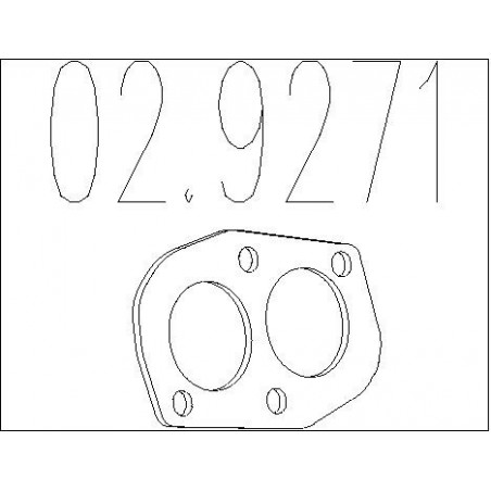 Joint d'étanchéité (tuyau d'échappement) MTS