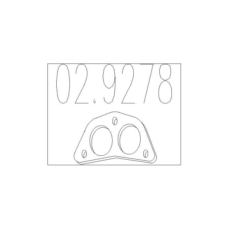 Joint d'étanchéité (tuyau d'échappement) MTS