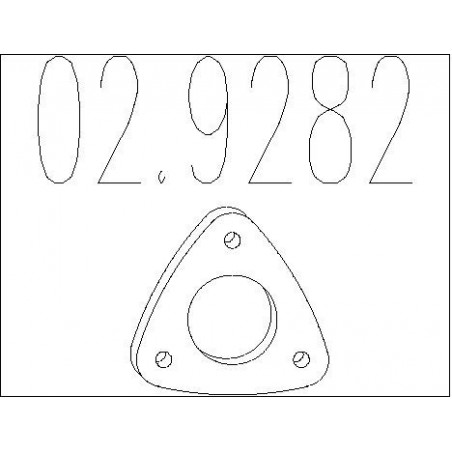 Joint d'étanchéité (tuyau d'échappement) MTS