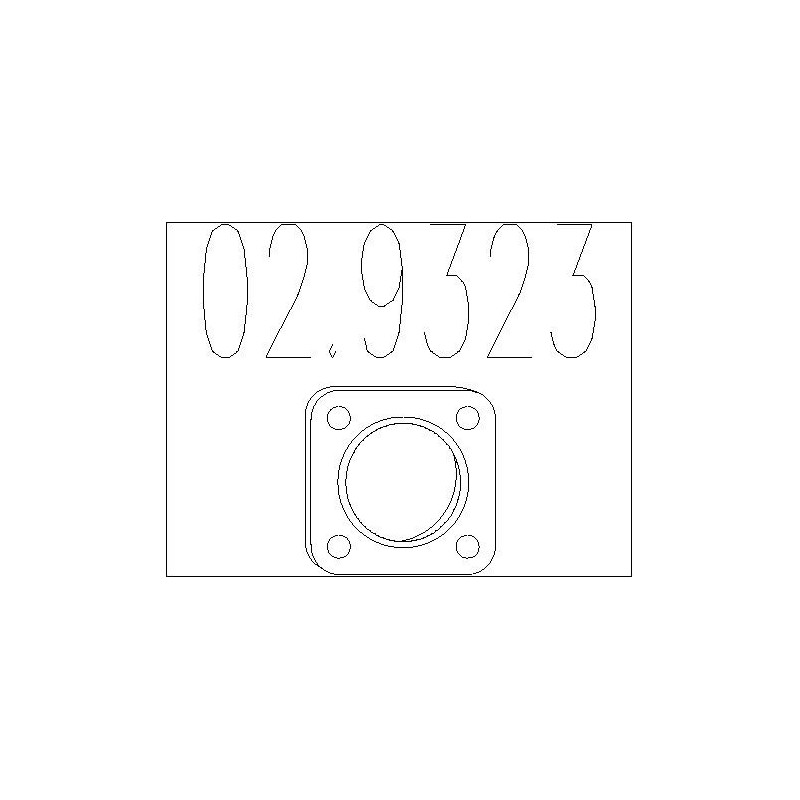 Joint d'étanchéité (tuyau d'échappement) MTS