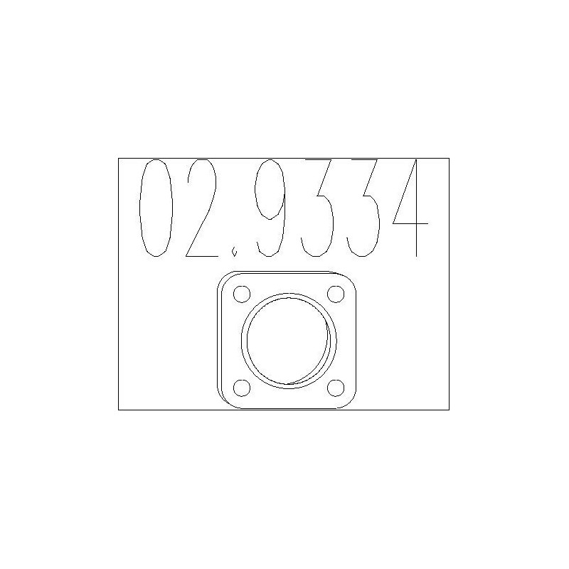 Joint d'étanchéité (tuyau d'échappement) MTS