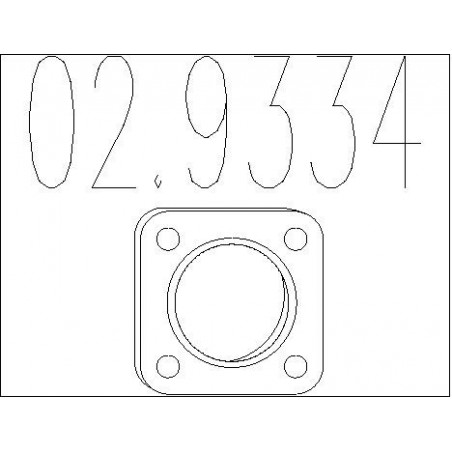 Joint d'étanchéité (tuyau d'échappement) MTS
