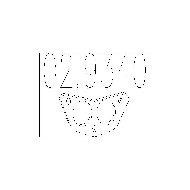 Joint d'étanchéité (tuyau d'échappement) MTS