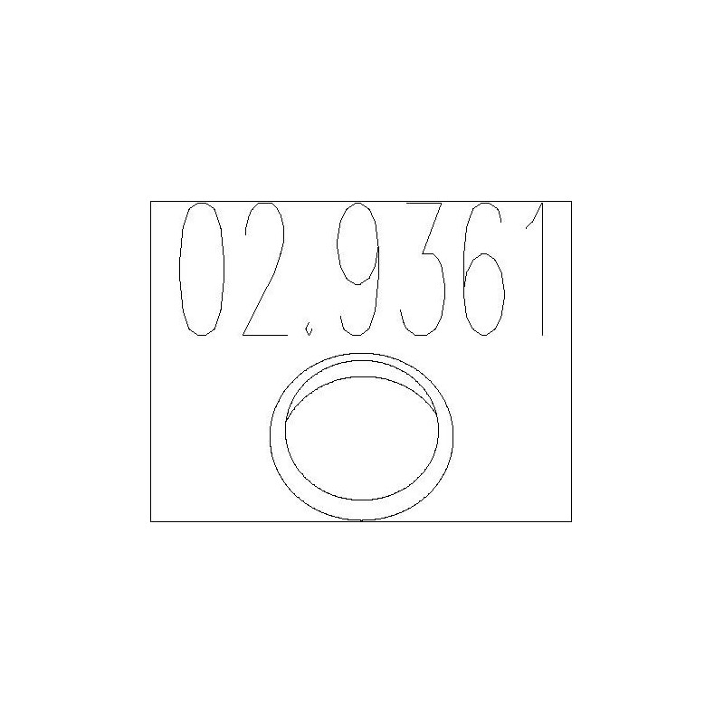 Bague d'étanchéité (tuyau d'échappement) MTS