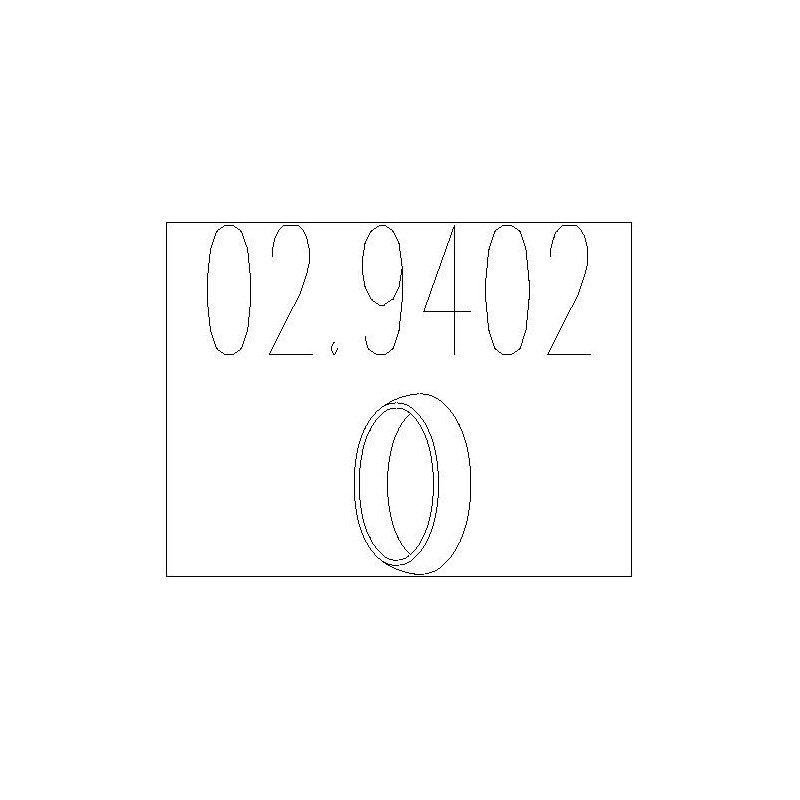 Bague d'étanchéité (tuyau d'échappement) MTS