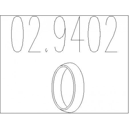 Bague d'étanchéité (tuyau d'échappement) MTS