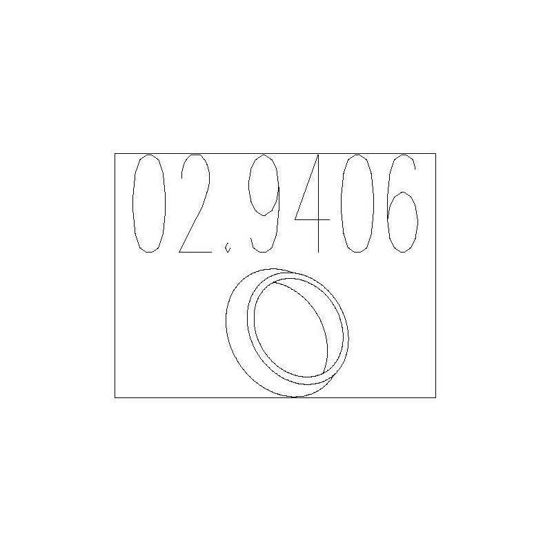 Bague d'étanchéité (tuyau d'échappement) MTS