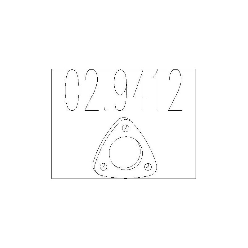 Joint d'étanchéité (tuyau d'échappement) MTS