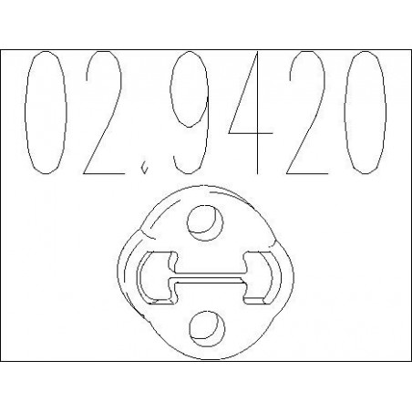 Butée élastique (silencieux) MTS
