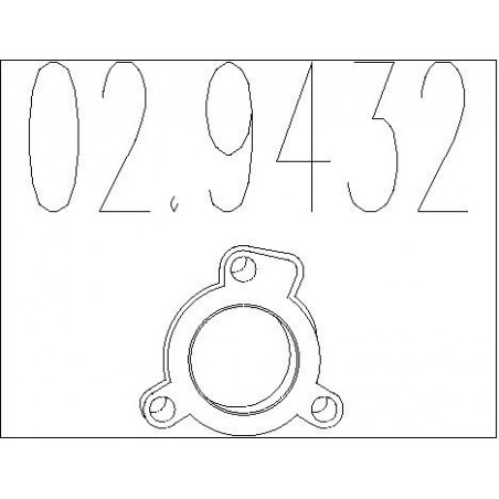 Joint d'étanchéité (tuyau d'échappement) MTS