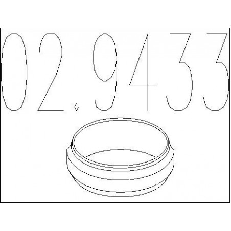 Bague d'étanchéité (tuyau d'échappement) MTS
