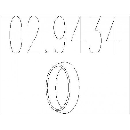 Bague d'étanchéité (tuyau d'échappement) MTS