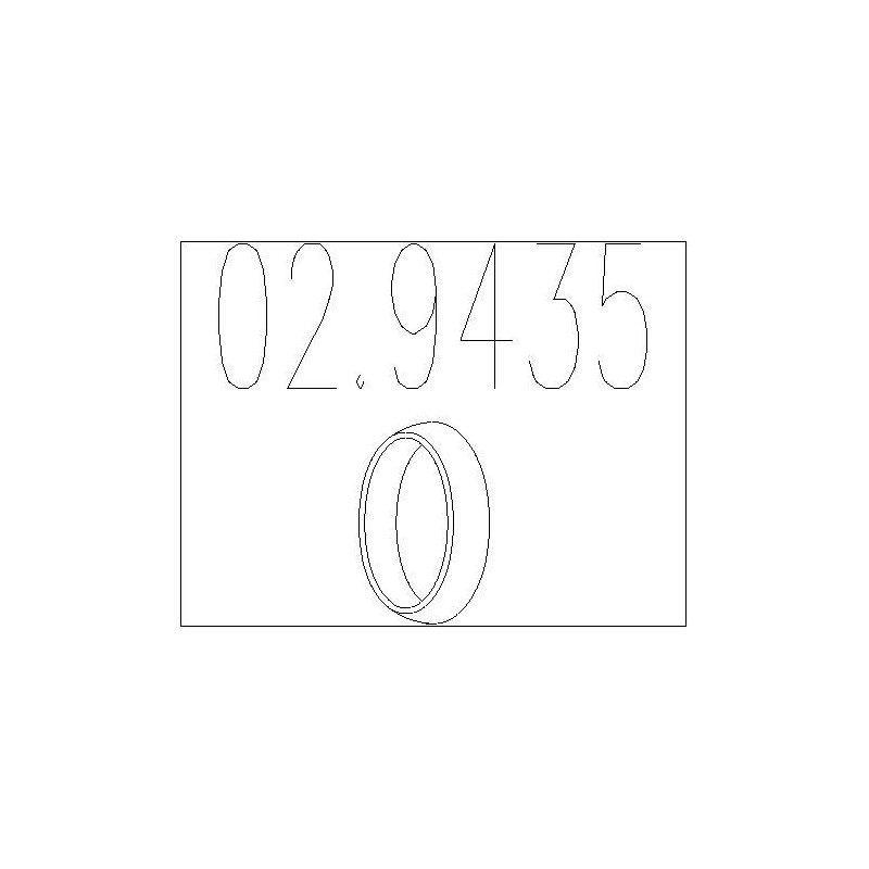 Bague d'étanchéité (tuyau d'échappement) MTS