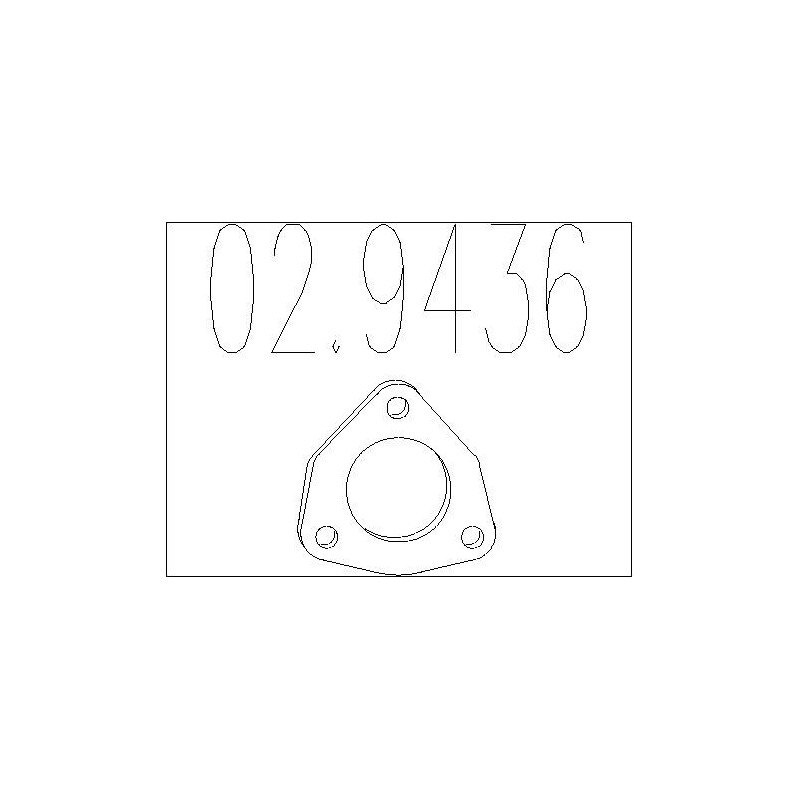 Joint d'étanchéité (tuyau d'échappement) MTS