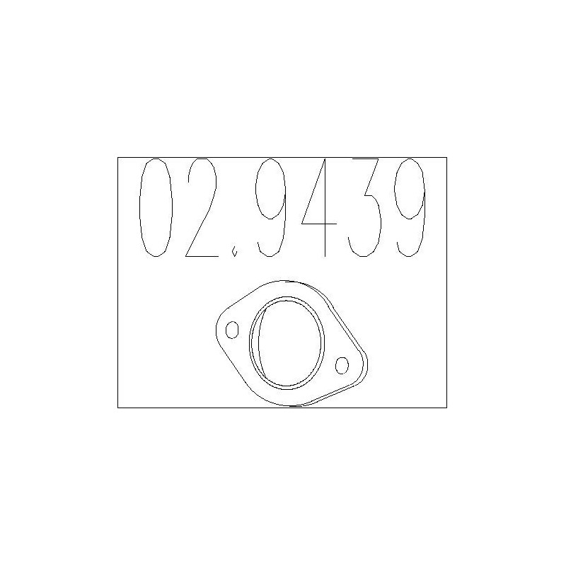 Joint d'étanchéité (tuyau d'échappement) MTS