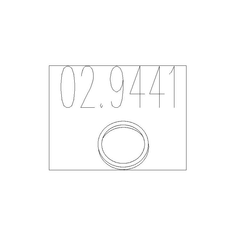 Bague d'étanchéité (tuyau d'échappement) MTS