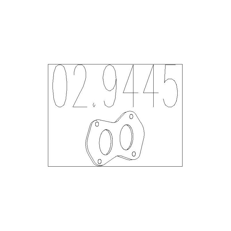 Joint d'étanchéité (tuyau d'échappement) MTS