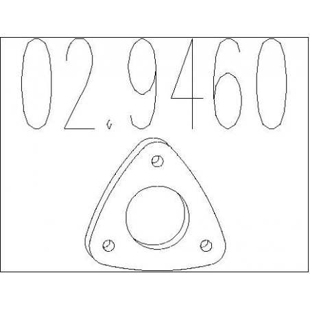 Joint d'étanchéité (tuyau d'échappement) MTS