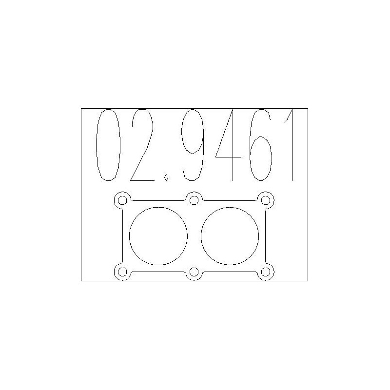 Joint d'étanchéité (tuyau d'échappement) MTS