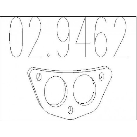 Joint d'étanchéité (tuyau d'échappement) MTS
