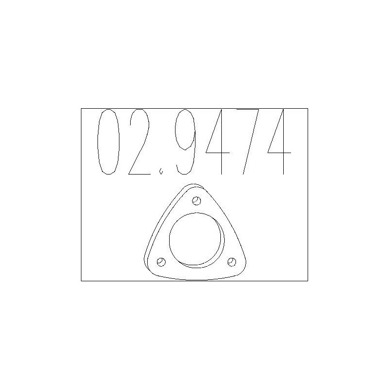 Joint d'étanchéité (tuyau d'échappement) MTS