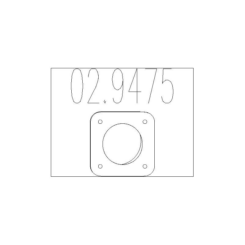 Joint d'étanchéité (tuyau d'échappement) MTS