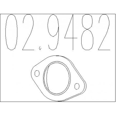 Joint d'étanchéité (tuyau d'échappement) MTS