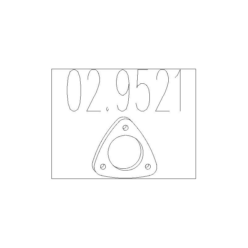 Joint d'étanchéité (tuyau d'échappement) MTS