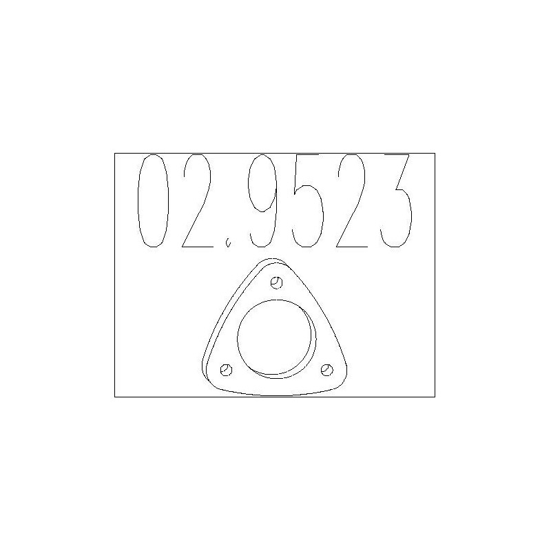 Joint d'étanchéité (tuyau d'échappement) MTS