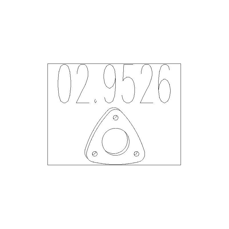 Joint d'étanchéité (tuyau d'échappement) MTS