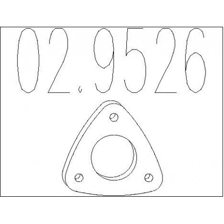 Joint d'étanchéité (tuyau d'échappement) MTS