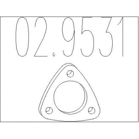 Joint d'étanchéité (tuyau d'échappement) MTS