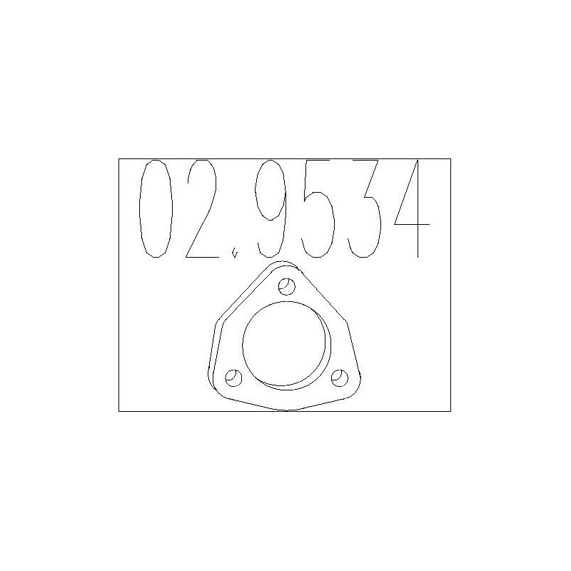 Joint d'étanchéité (tuyau d'échappement) MTS