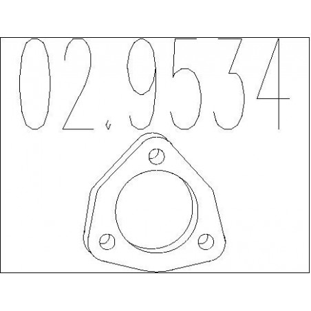 Joint d'étanchéité (tuyau d'échappement) MTS