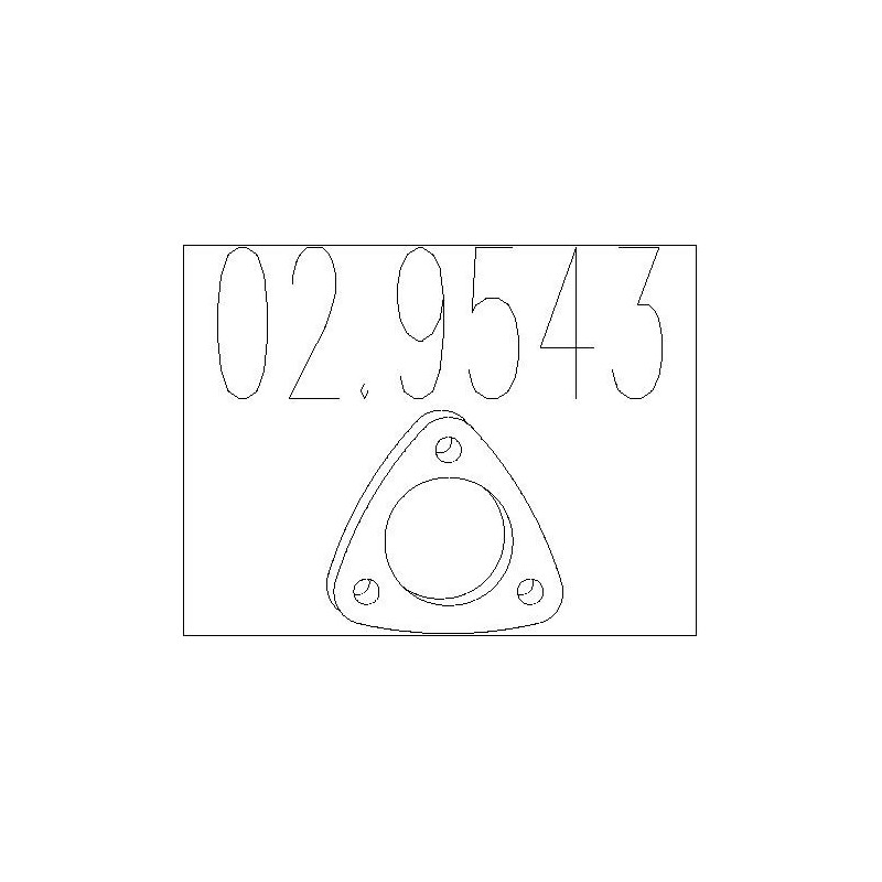 Joint d'étanchéité (tuyau d'échappement) MTS