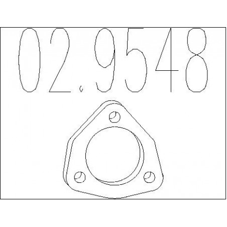 Joint d'étanchéité (tuyau d'échappement) MTS