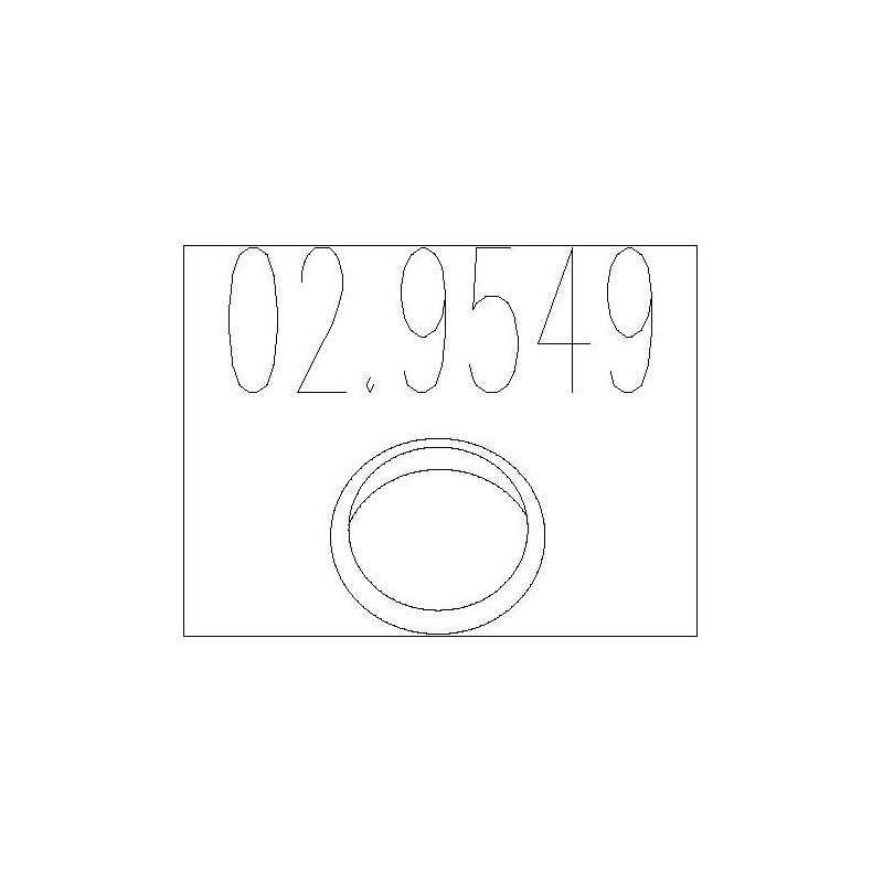 Bague d'étanchéité (tuyau d'échappement) MTS